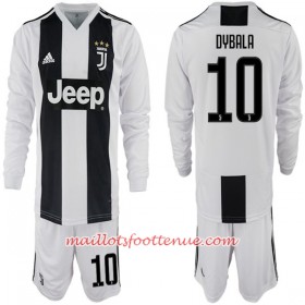 Maillot/Tenue Juventus Paulo Dybala 10 Enfant Domicile 2018/2019 Manche Longue